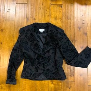 NEWPORT NEWS DRESSY JACKET BROCADE.